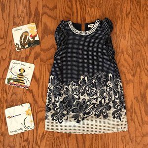 MONTEAU GIRL ✨ Rhinestone & Pearl Dress